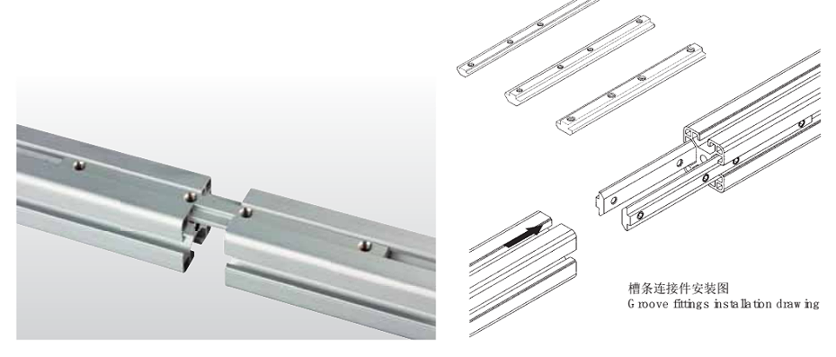 槽條連接件安裝示意圖